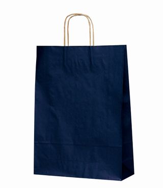 紙手提袋　T-8 カラー(紺)